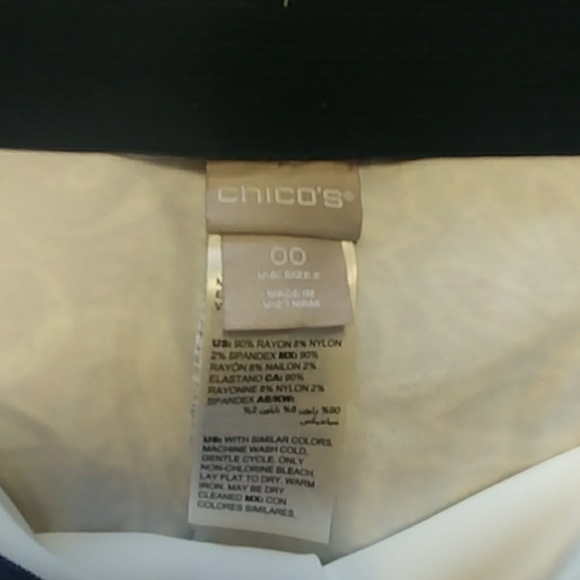 Chico's Paisley Print Knit Pant - Picture 5 of 8